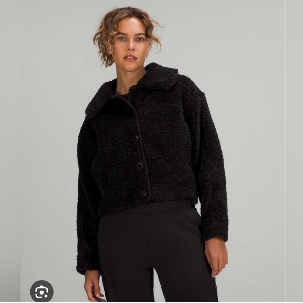 Lululemon Cropped Sherpa Jacket